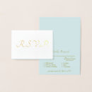 Search for gold foil rsvp cards Traditional