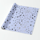 Search for silver star wrapping paper Black