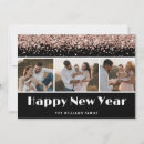 Search for rose gold new years cards Simple