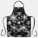 Search for black white silver aprons Elegant