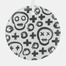Search for abstract skull christmas tree decorations Background