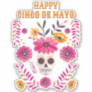 Search for colourful sugar skull stickers Mexico