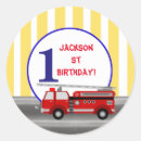 Search for fire truck birthday party stickers Grey