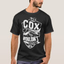 Search for cox tshirts It's