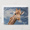 Search for giraffe horizontal note cards Cute