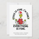 Search for christmas grinch postcards Everything is fine