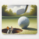 Search for funny golf mousepads Green