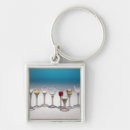 Search for wine glass key rings 18th