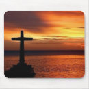 Search for christian cross mousepads Sunset