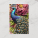 Search for feather standard business cards Peacock