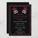 Search for masquerade 21st birthday invitations For her