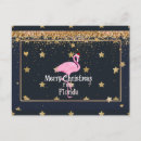 Search for merry florida christmas postcards Santa flamingo