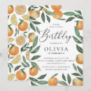Search for citrus birthday invitations Party