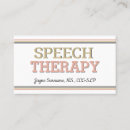 Search for speech therapy business cards Slp