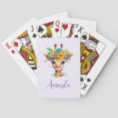 Search for giraffe playing cards Whimsical