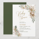 Search for green gold baby shower invitations Stylish