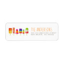 Search for popsicle return address labels Colourful