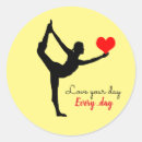 Search for fitness lifestyle stickers Yoga