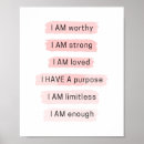 Search for affirming posters I am enough