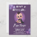 Search for goth baby invitations A baby is brewing