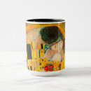Search for gustav klimt the kiss mugs Woman