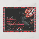 Search for sweet 18 invitations Black