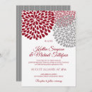 Search for red gray wedding invitations Fall