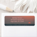Search for ocean sunset return address labels Nautical