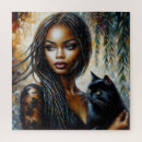 Search for black cats puzzles Witch