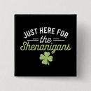 Search for st patricks square badges Shenanigans