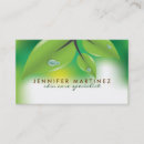 Search for leaf business cards White