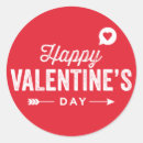 Search for happy valentines stickers Red