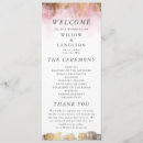 Search for blush pink wedding programmes Elegant