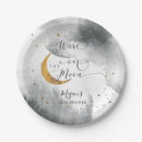 Search for moon and stars plates Whimsical