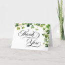 Search for shamrock thank you cards Green