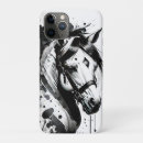 Search for white pony iphone cases Black and white