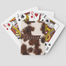 Search for western playing cards Monogrammed