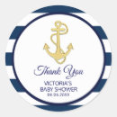 Search for anchor bridal shower stickers Gold