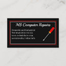 Search for laptop business cards It support