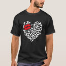 Search for leopard heart tshirts Lips