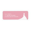 Search for pink dress return address labels Chic