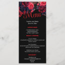 Search for red and black menus Gothic
