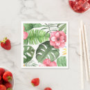 Search for bird paradise napkins Hibiscus