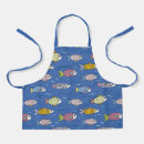 Search for cute fish aprons Blue