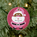 Search for magenta christmas tree decorations White