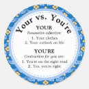 Search for spellings stickers Blue