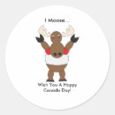 Search for funny canada stickers Moose