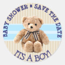 Search for baby shower save the date stickers Boy