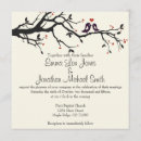 Search for love birds wedding invitations Casual