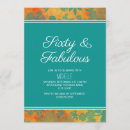 Search for sixty and fabulous invitations Flowers